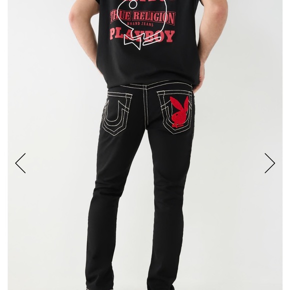 COPY - PLAYBOY X TRUE RELIGION BIG T ROCCO JEAN - Picture 6 of 6